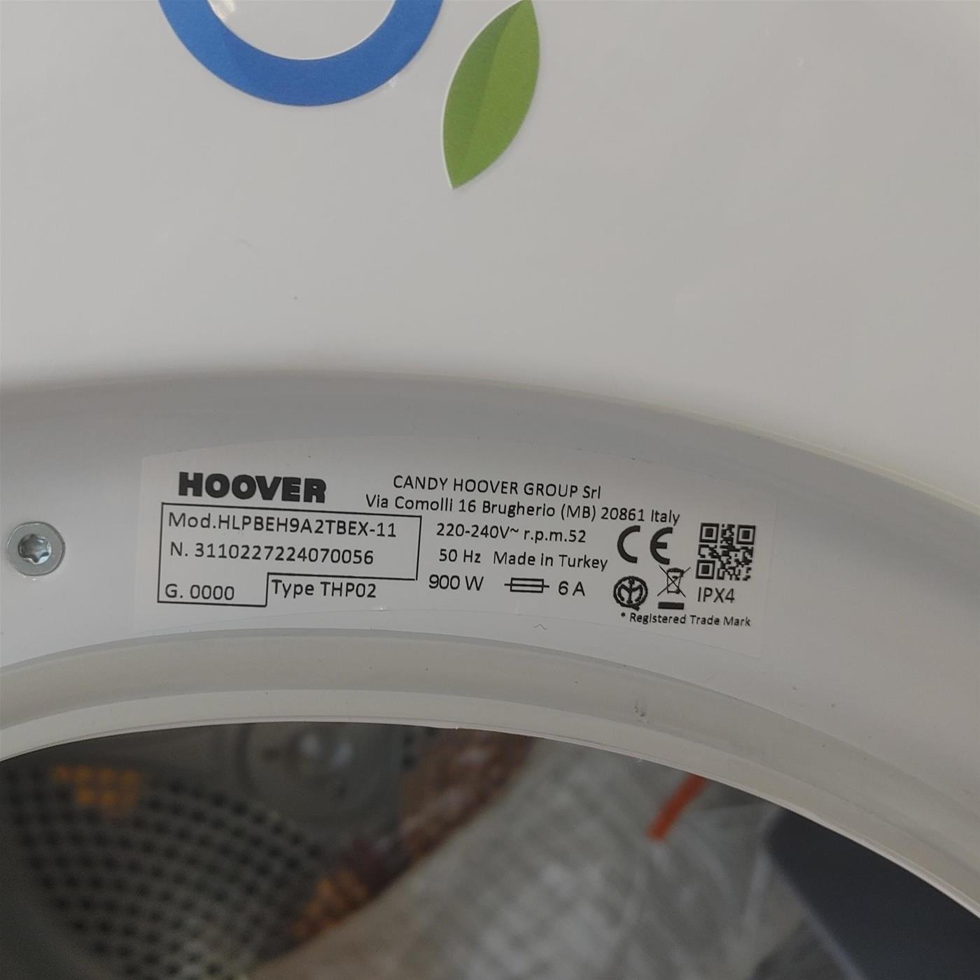 Asciugatrice Hoover LINK X-CARE HLPB H8A2TBEX-11 Libera installazione Carica frontale 8 kg A++