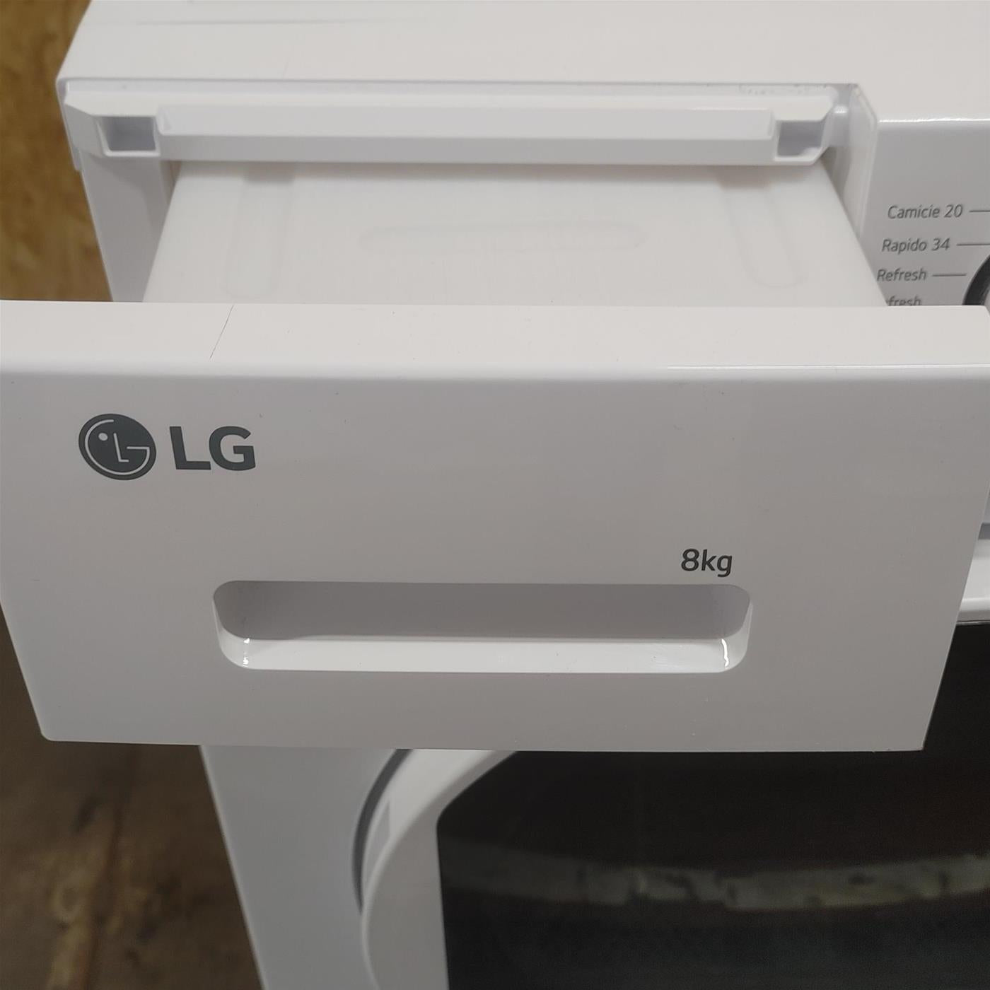 Asciugatrice LG RH80M3AV6R Libera installazione Carica frontale 8 kg A++ Bianco