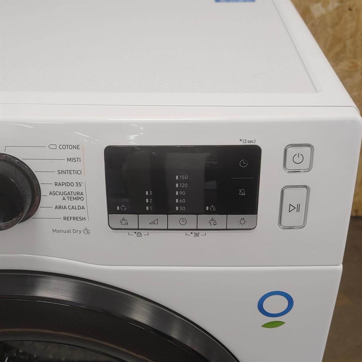 Asciugatrice Samsung DV90TA240AE Libera installazione Carica frontale 9 kg A+++ Bianco