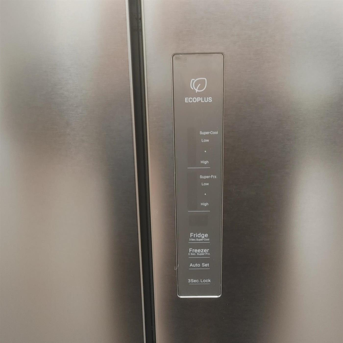 Haier Cube 83 Serie 3 HCR3818EWMM frigorifero side-by-side Libera installazione 463 L E Platino, Acciaio inox