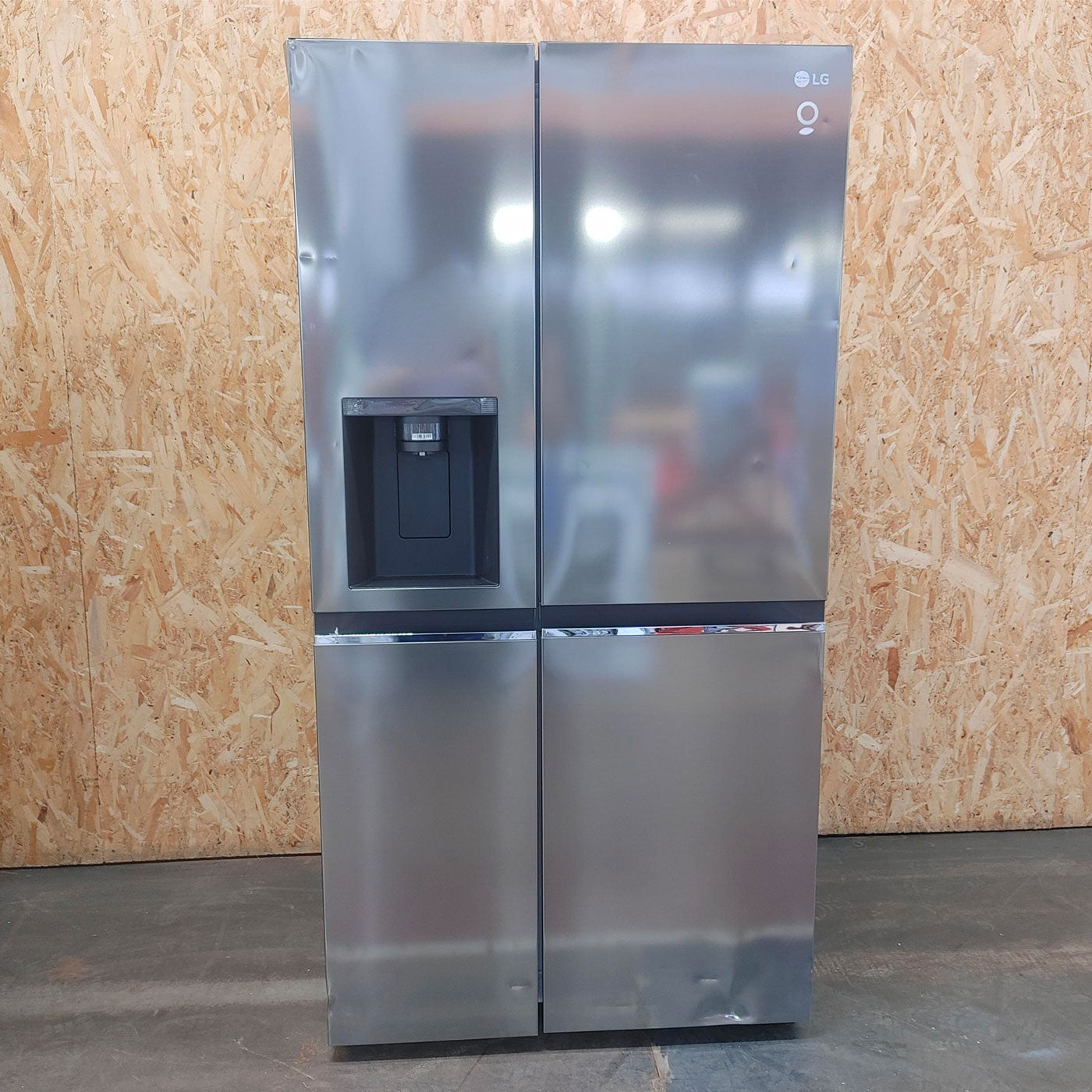 Frigorifero side-by-side LG GSLV70PZTE Libera installazione 635 LE Acciaio inox