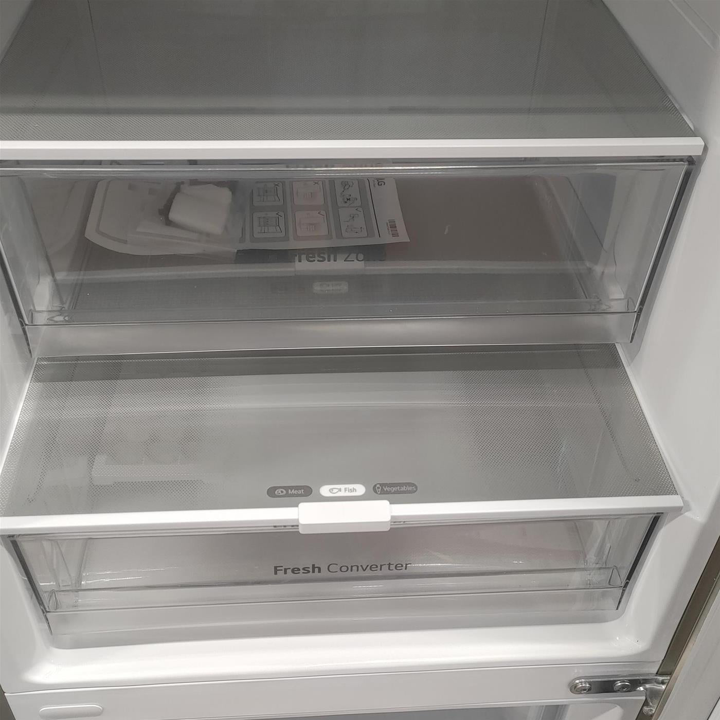 LG GBP62PZNAC Frigorifero combinato, Classe A, 384L, Fresh Converter, No frost, Inox