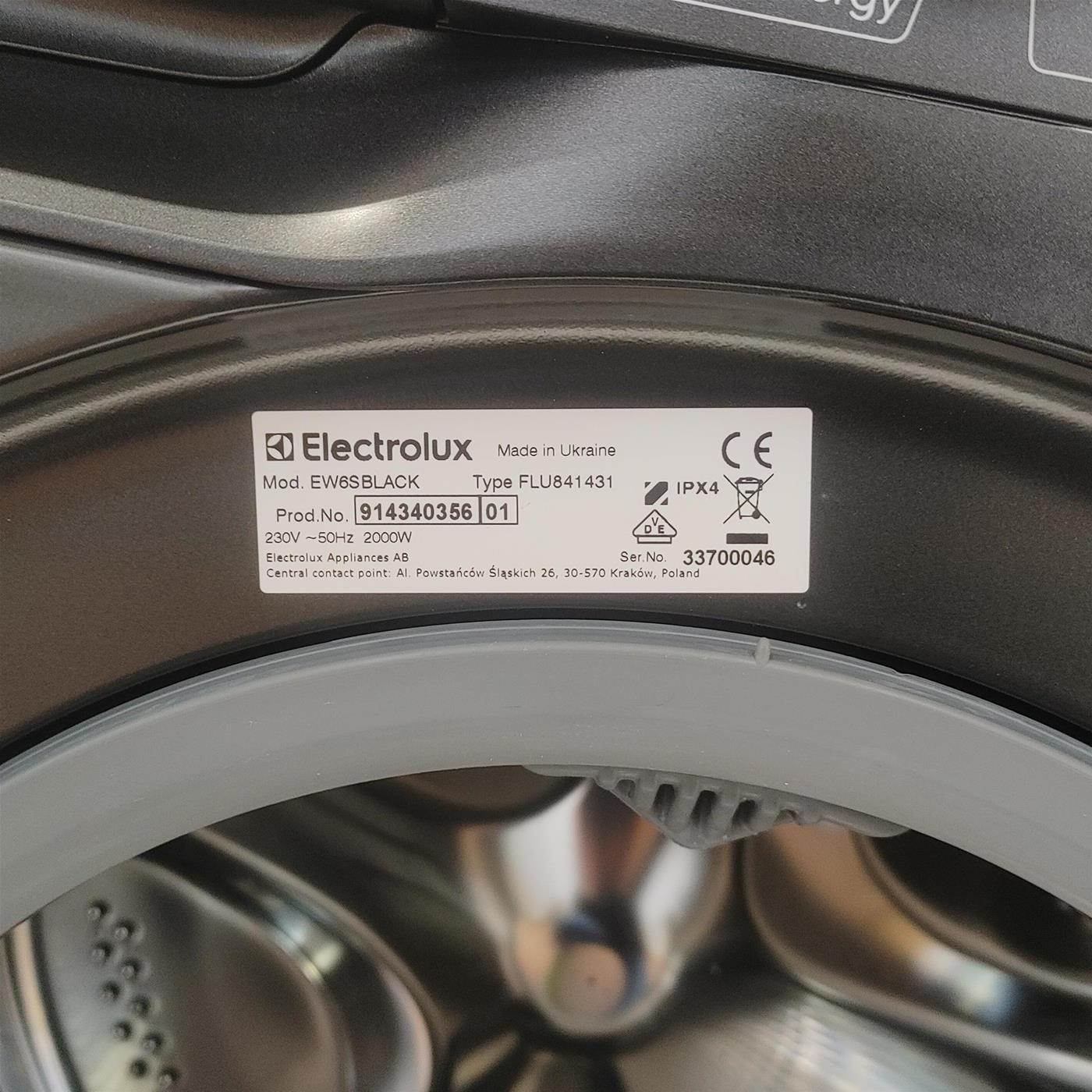 Electrolux EW6SBLACK lavatrice Caricamento frontale 6 kg 951 Giri/min Argento