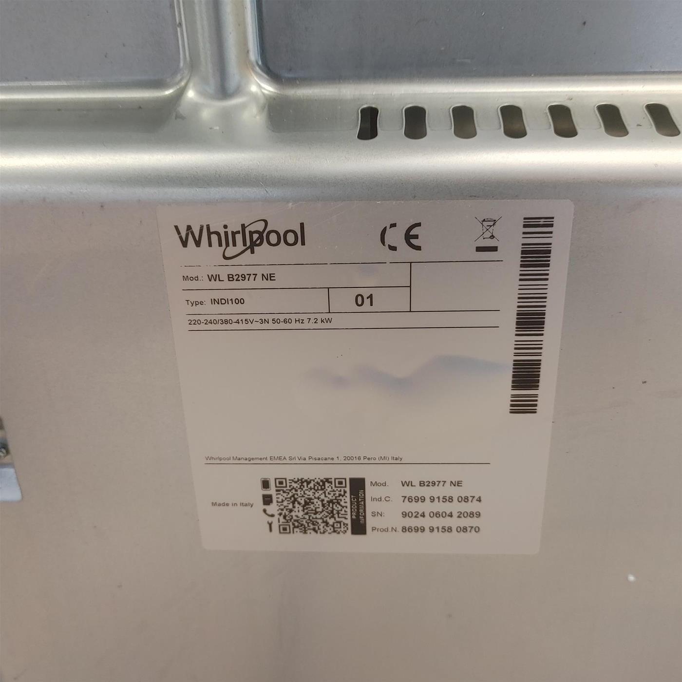 Whirlpool WL B2977 NE Nero Incasso 77 cm Piano cottura a induzione 4 zona(e)