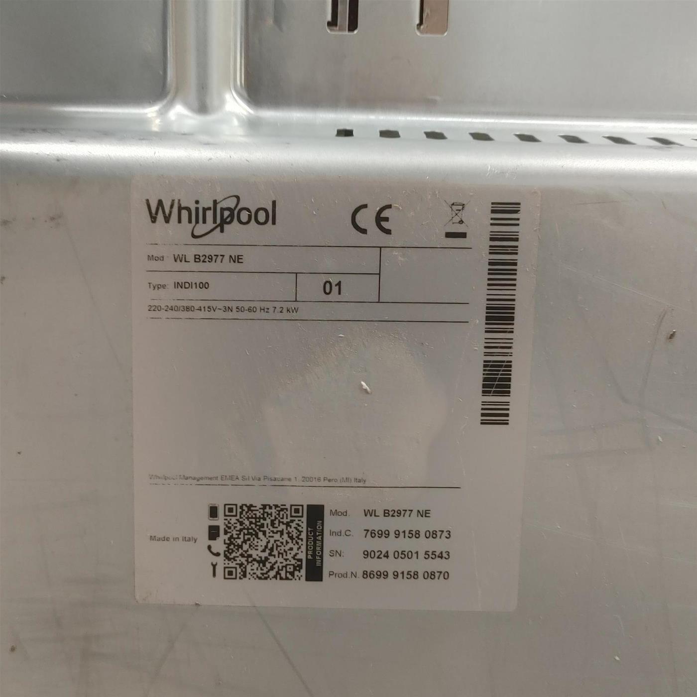 Whirlpool WL B2977 NE Nero Incasso 77 cm Piano cottura a induzione 4 zona(e)